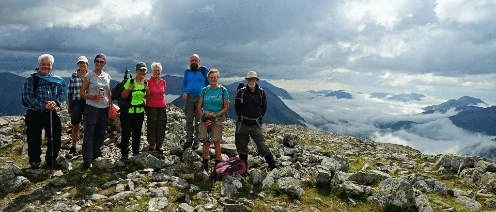 Stob na Broige on Buachaille Etive Mor, July 2019